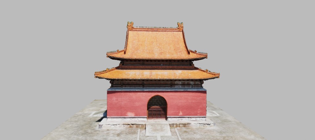 Eastern Qing Tombs Jingling Mausoleum Shengde Shengong Stele Pavilion