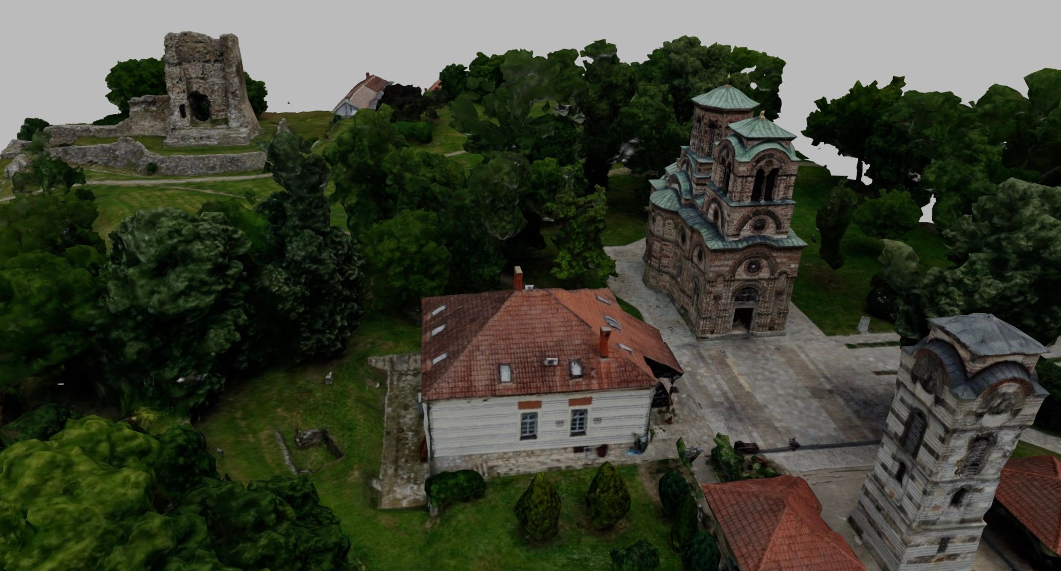 Lazarica Church and the Central Clock Tower preview