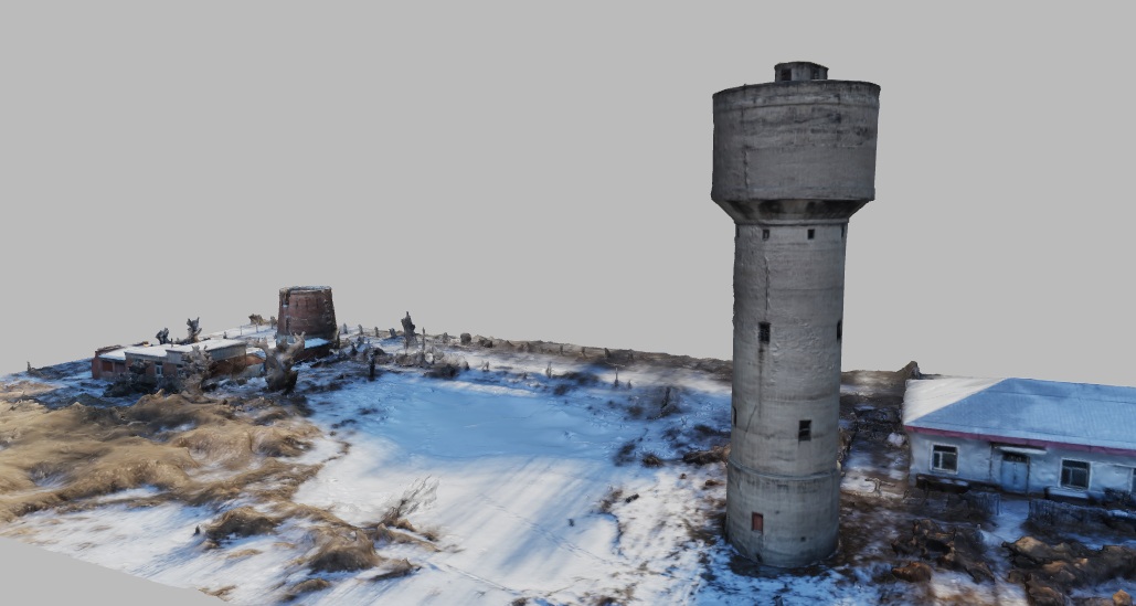 Two Water Towers of Lamadian Station